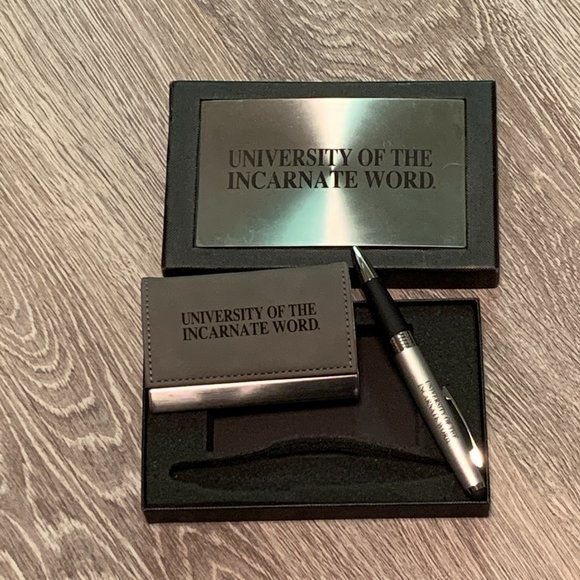 PR: 🟫 UIW Business Card Holder and Stylus Pen - Picture 4 of 13